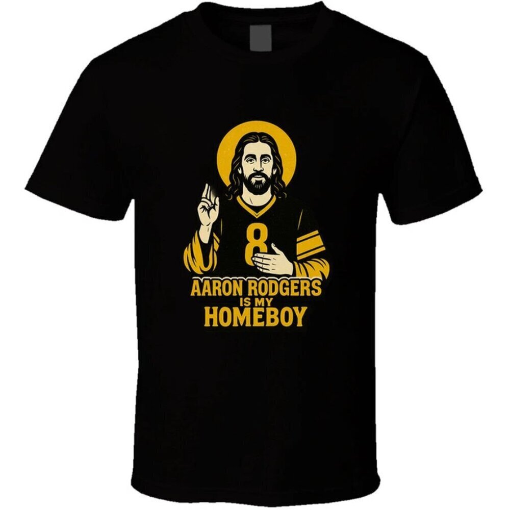 Aaron Rodgers Is My Homeboy Steelers T Shirt .